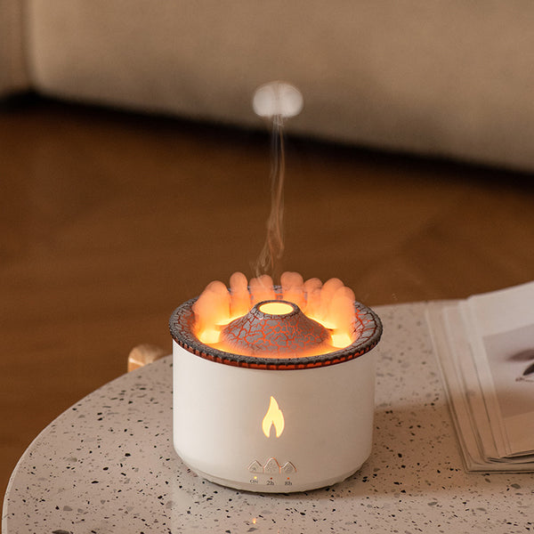 Volcano Aroma Diffuser Flame Essential Oil Diffuser Flame Light