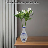 Boat 3D Puzzle Vase - Unique Flower Vase Crafted from 160 Curved Plastic Puzzle Pieces - Perfect Housewarming Gift for Flower Arrangements and Home Decoration