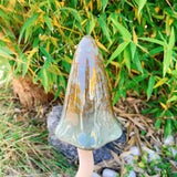 Tinkling Toadstools Ceramic Mushrooms for Garden Decoration