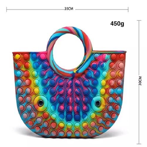 2021 New Fidget Handbag New Arrival Pop It Handbag Bubble Handbag Fidget Toys Fashionable Pop It Bag
