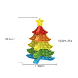3D Christmas Tree Pop It Silicone Push Bubble Fidget Toy