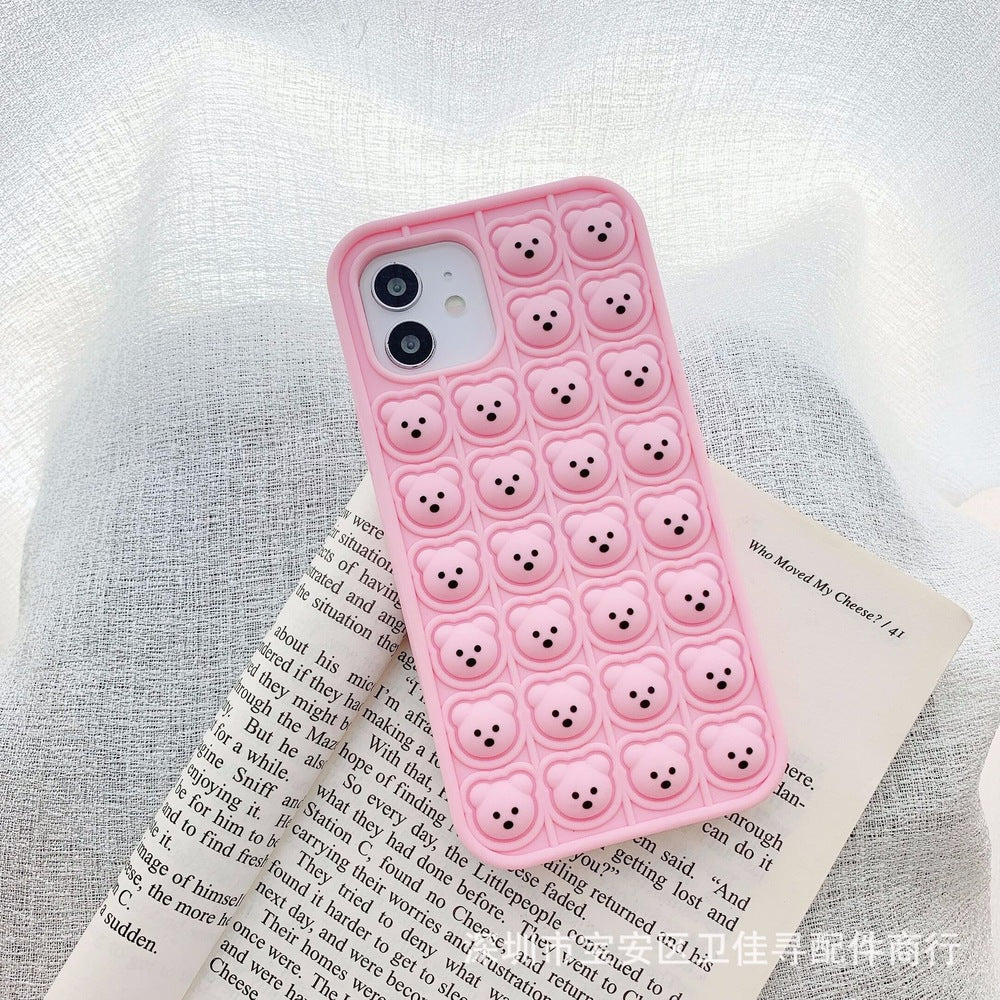 Bear Design Fidget Phone Case iPhone12 Pro Max Case