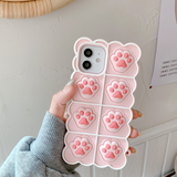 Cat's Paw Fidget Toys Phone Case iPhone 11/12 Pro max