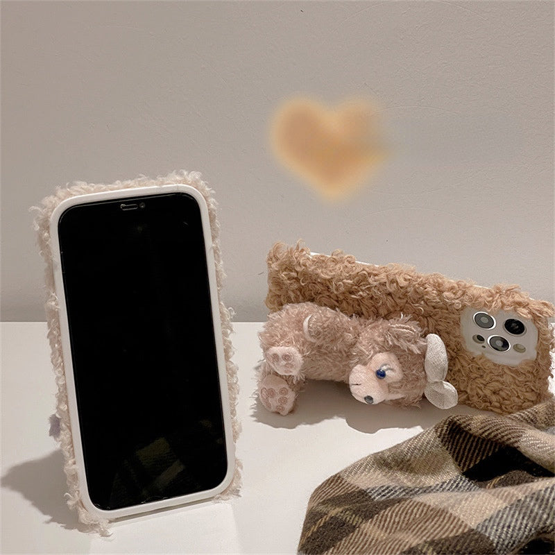 3D Plush Phone Case for iPhone Cute Phone Case Girl's Phone Case Rabbit Phone Case Bear Phone Case