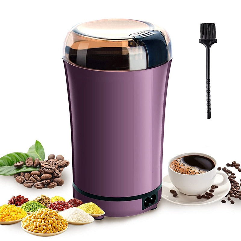 Electric Coffee Grinder Mini Kitchen Salt Pepper Grinder Powerful Bea –  iKINGHONG