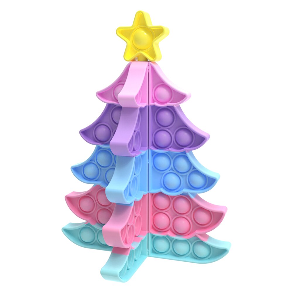 Santa Pop It Christmas Tree Pop It Castle Fidget Tetris