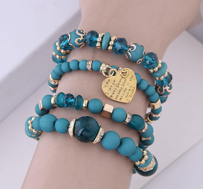 Bead Bracelets for Women with Charm – JewelryByTm