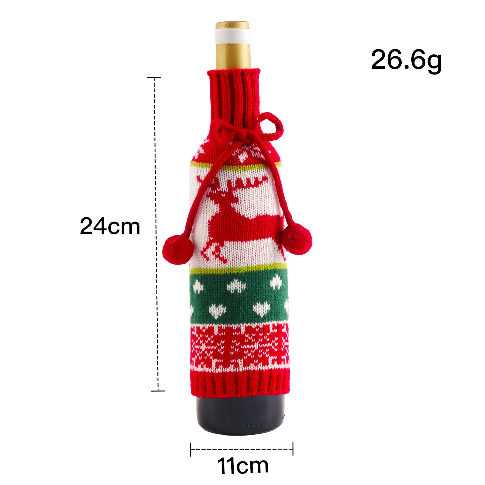 Christmas Wine Bottle Clothes Bottle Cover