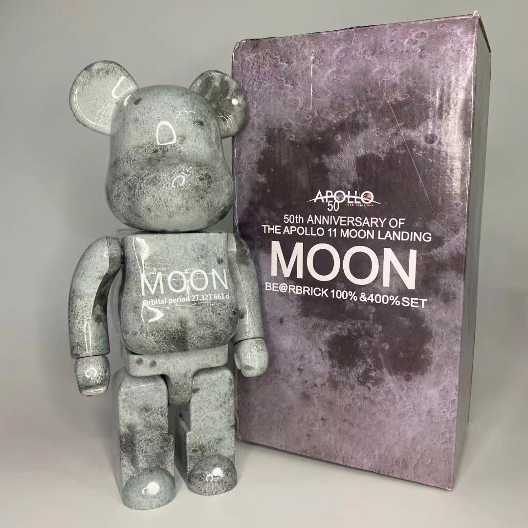 Moon Bearbrick 400% 28CM – iKINGHONG