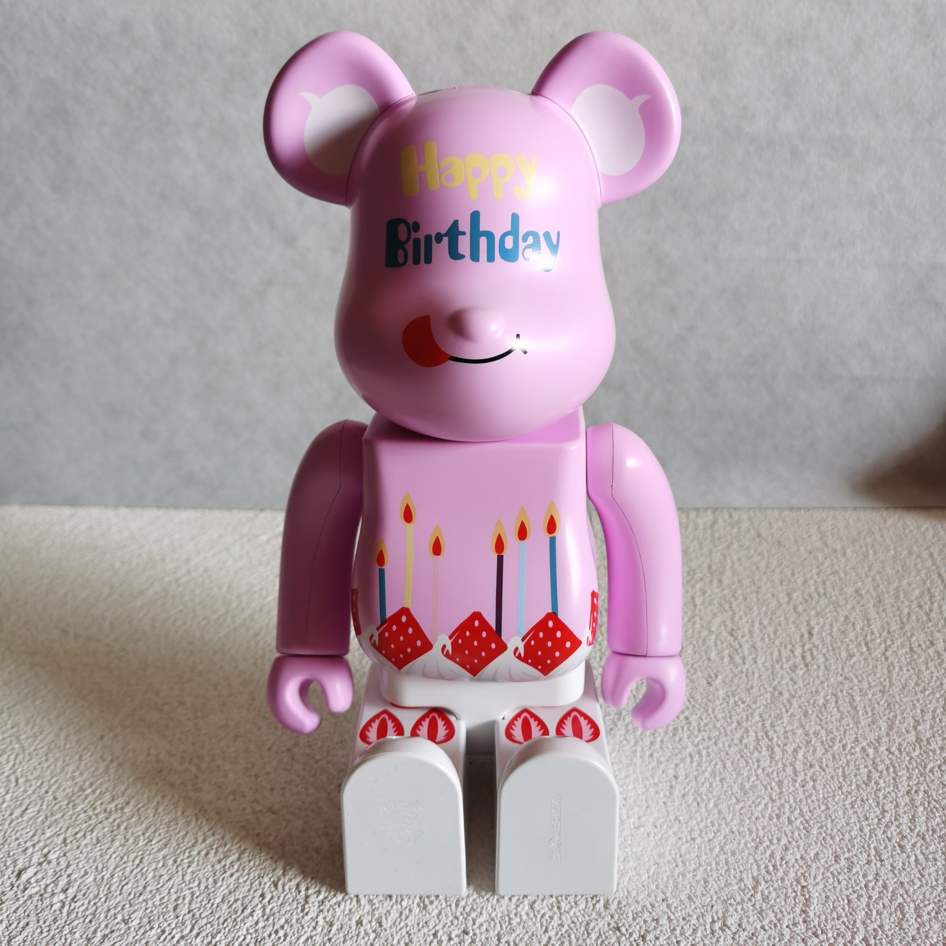 400% Bearbrick Toy Pink Bear