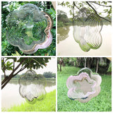 Sakura Stainless Steel 3D Rotating Wind Spinner Wind Chimes