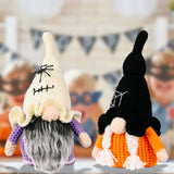 Halloween Gnome Knitting Doll Witch Doll