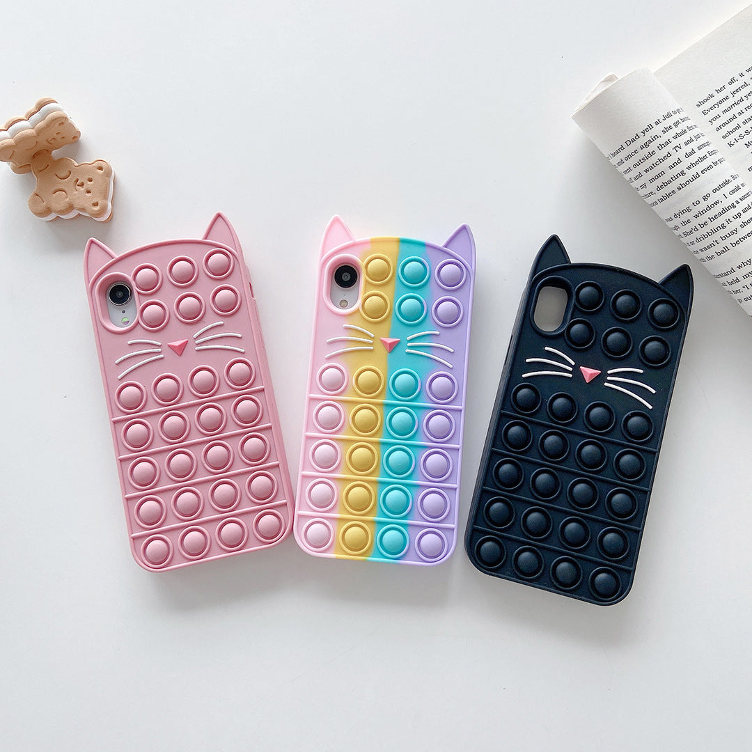 Unicorn Fidget Phone Case Color Phone Case Bear Cat Phone Case