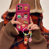 3D Christmas Phone Case New Year Phone Case for iPhone 14 13 12 11 X Santa Phone Case Elk Phone Case