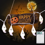 Halloween Light String Pumpkin Bat Ghost Light 10 Led Skeleton Light