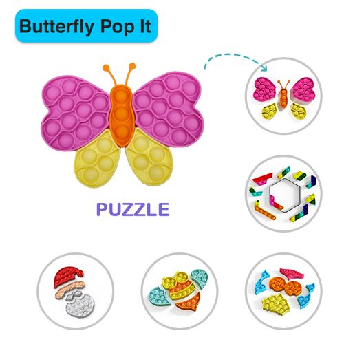 Puzzle Fidget Toys Butterfly Pop It Educational Toys